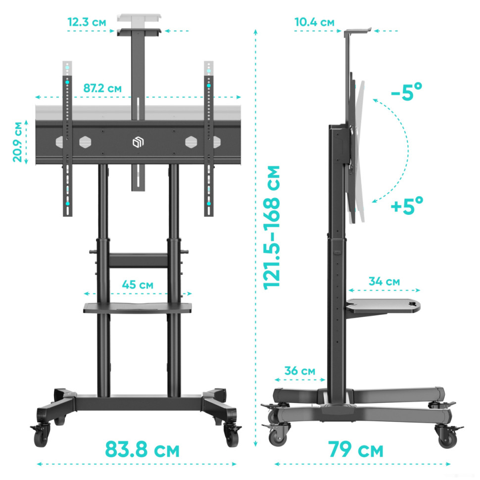 Кронштейн Onkron TS1891 (черный)