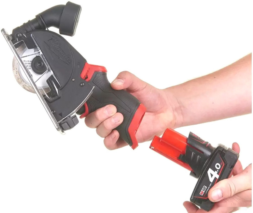 Монтажная (отрезная) пила Milwaukee M12 FCOT-422X Fuel 4933464619 (с 2-мя АКБ, кейс)