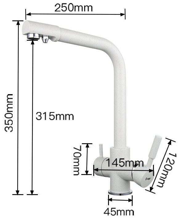 Смеситель Frap F4352-8