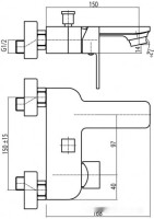 Смеситель Valvex Loft Black 2455920