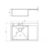Кухонная мойка Zorg INOX RX-7851-L