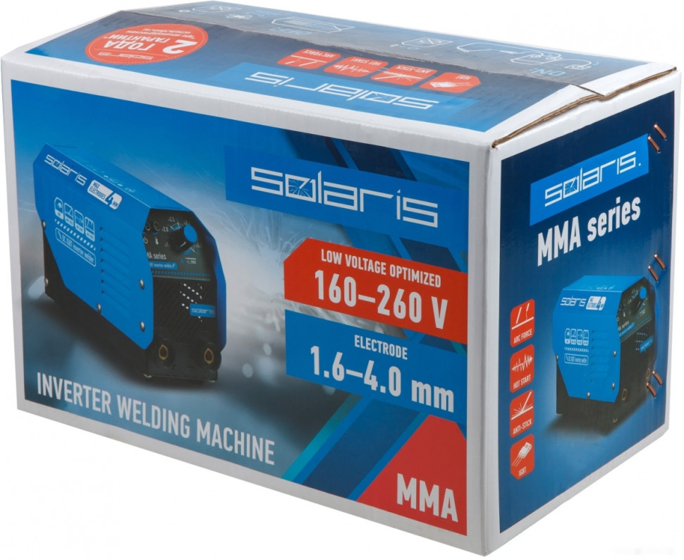 Сварочный инвертор Solaris MMA-200D