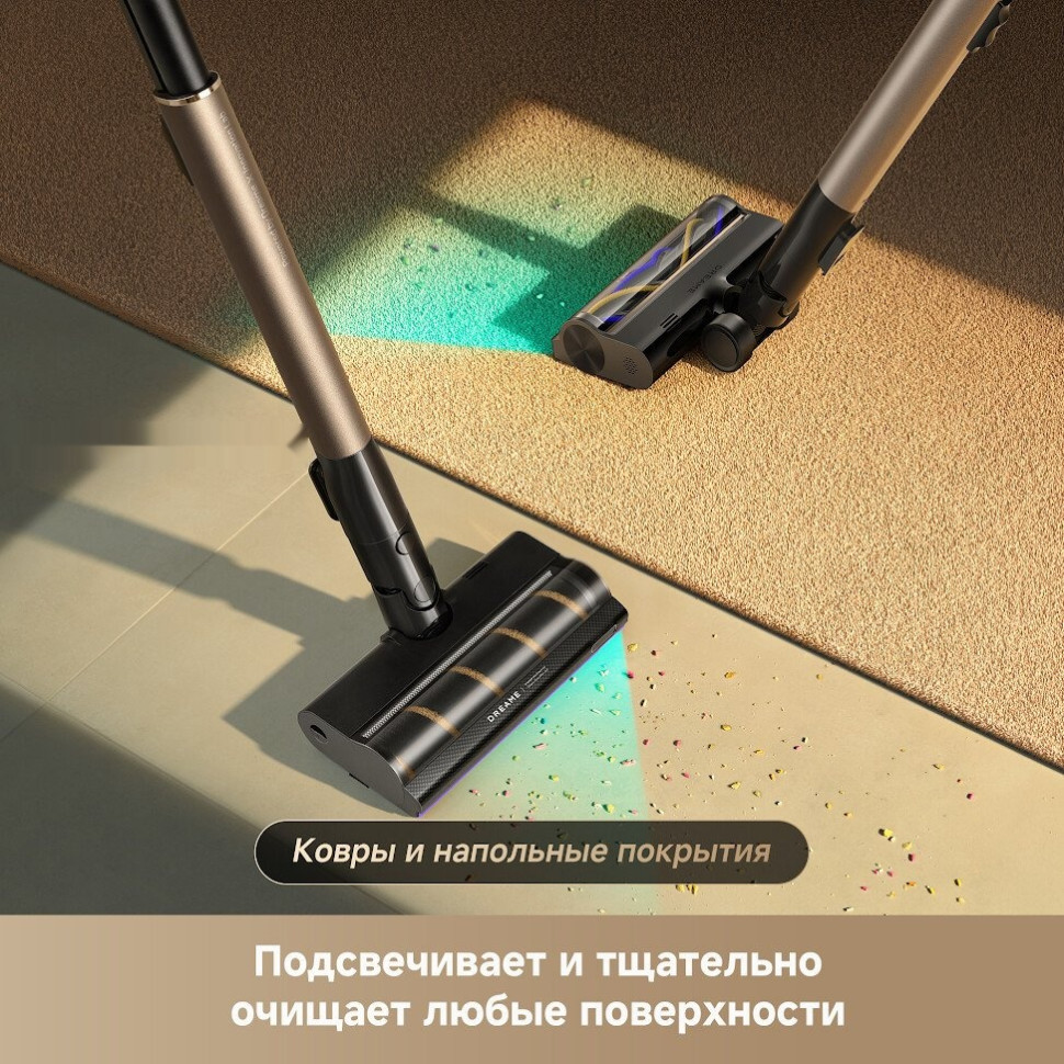 Пылесос Dreame Cordless Vacuum Cleaner Z40 TangleCut Flex VRV62F (евровилка, черный)
