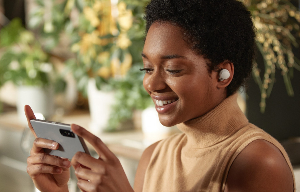 Наушники Sony WF-1000XM4 (бежевый)