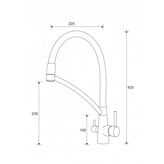 Смеситель Paulmark Siegen Si213111-CRw