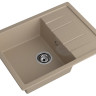 Кухонная мойка GranFest GF-Q650L (песочный)