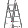 Лестница-стремянка Новая Высота NV 123 алюминиевая трёхсекционная 3x7 ступеней