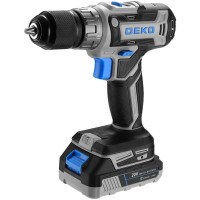 Дрель-шуруповерт Deko DKCD20V One Set63 083-1038 (с 2-мя АКБ, кейс)
