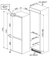 Холодильник Smeg C8175TNE