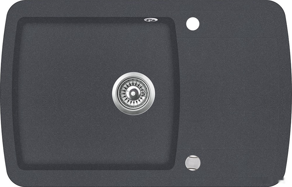 Кухонная мойка AquaSanita Lira SQL101AW (графит 222)
