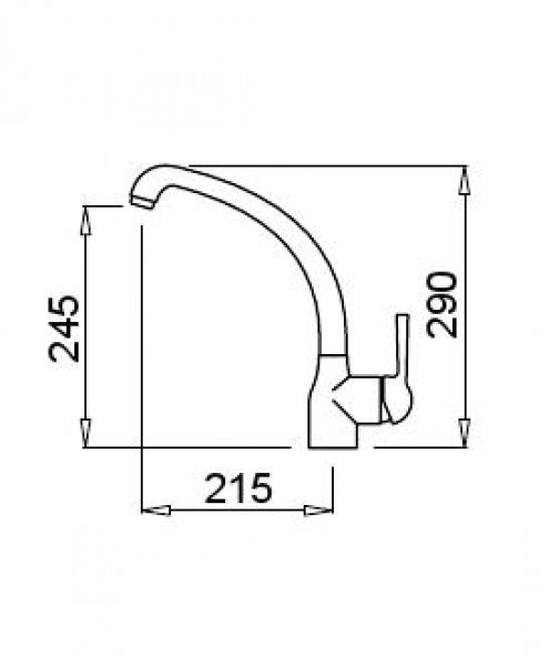Смеситель Elleci Po G55 Grigio Pietra