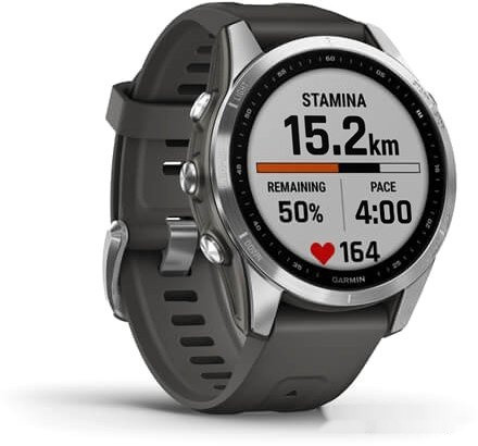 Умные часы Garmin Fenix 7S (серебристый/графитовый)