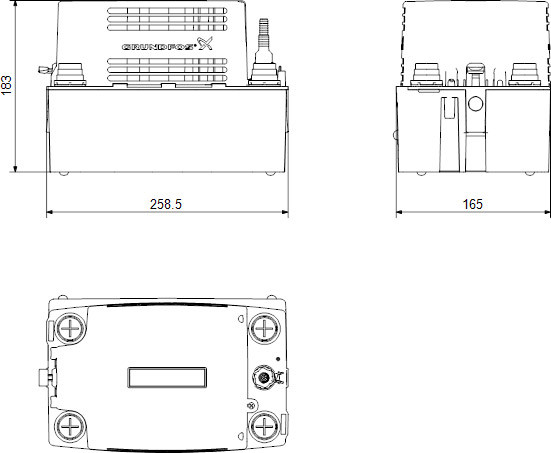 Станция водоснабжения Grundfos Conlift1