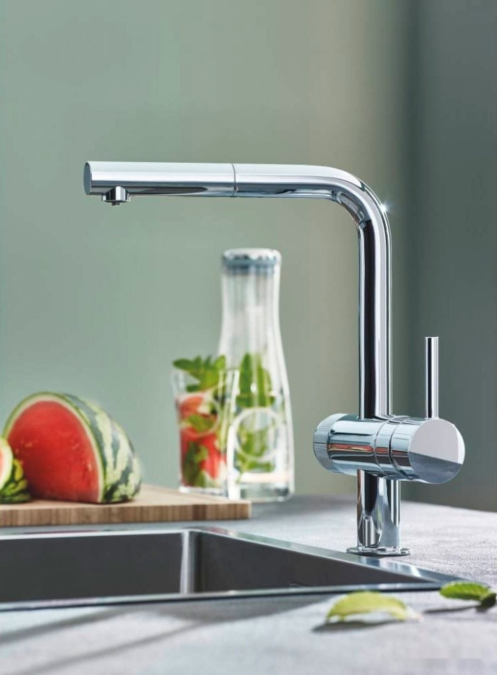 Смеситель Grohe Blue Pure Minta 119707 (суперсталь)