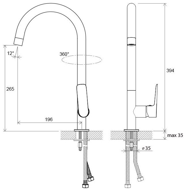 Смеситель Ravak Classic CL 016.00