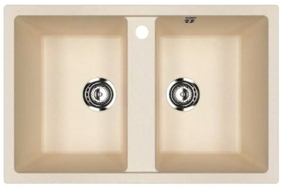 Кухонная мойка Ulgran U-608 (328 бежевый)