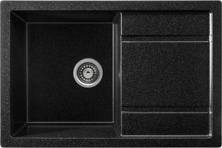 Кухонная мойка Saniteco Fama (черный)