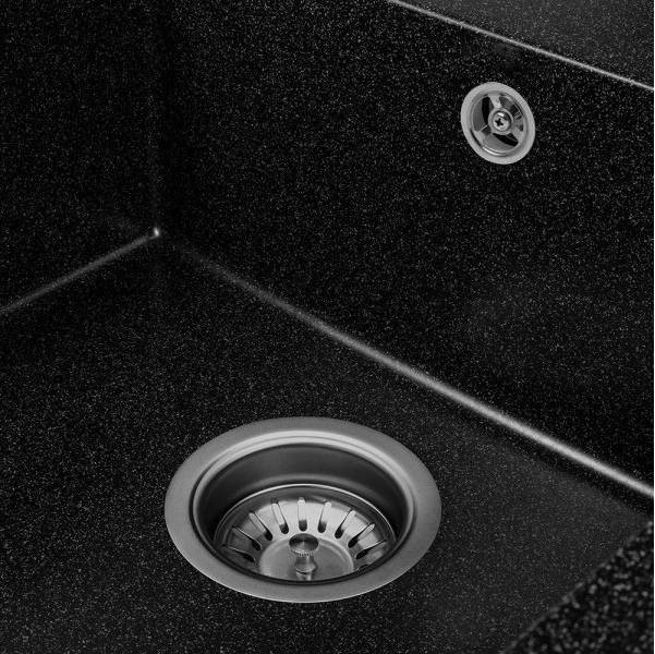 Кухонная мойка Saniteco Fama (черный)