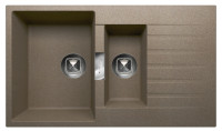 Кухонная мойка Tolero Loft TL-860 (Dark beige)