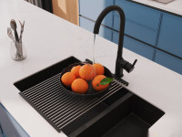 Смеситель Cersanit Elio однорычажный 68261 (черный)