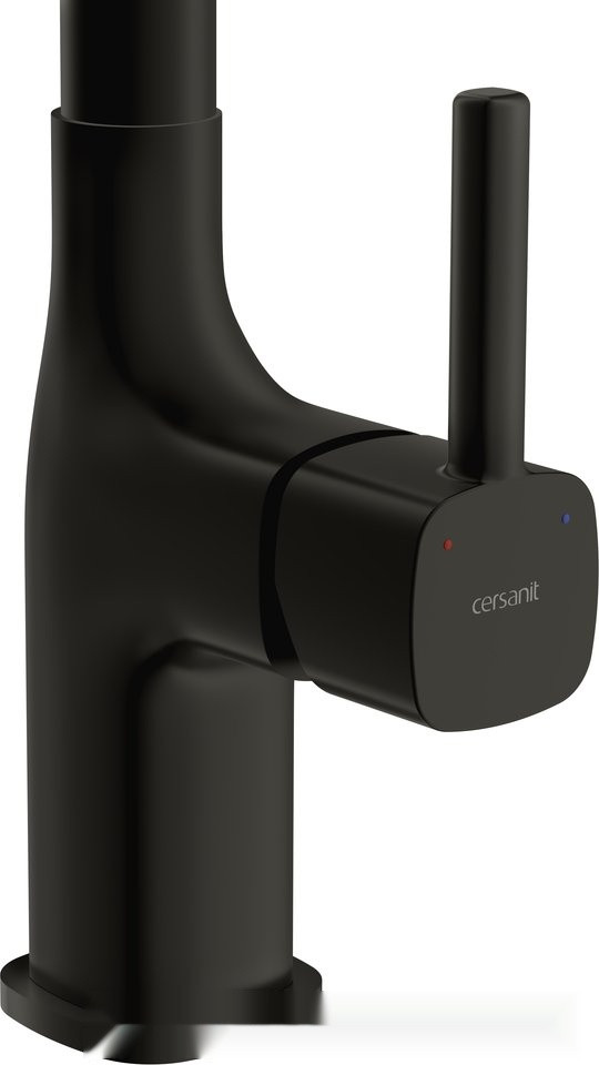 Смеситель Cersanit Elio однорычажный 68261 (черный)