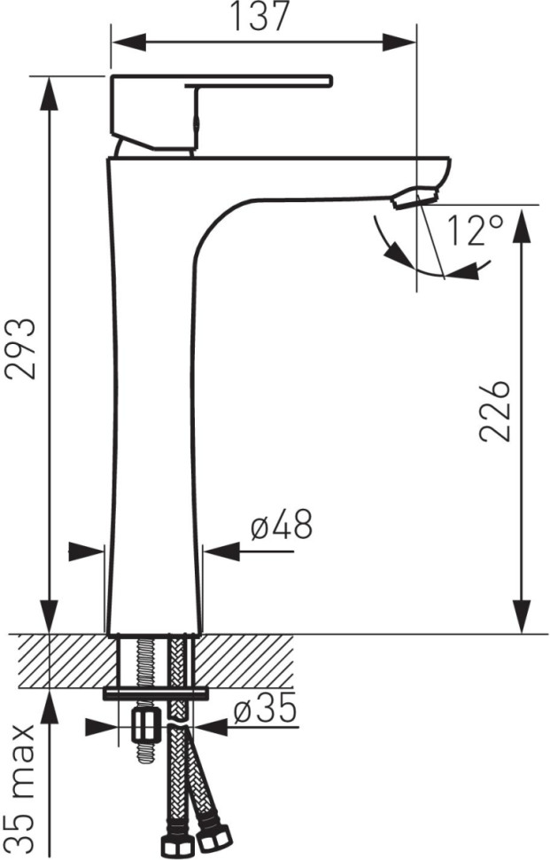 Смеситель Ferro Algeo BAG2L