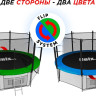 Батут Unix Line Classic 14ft inside (синий/зеленый)