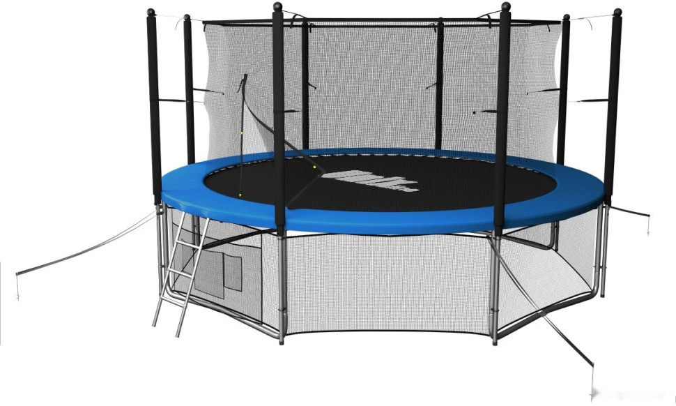 Батут Unix Line Classic 14ft inside (синий/зеленый)