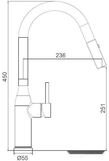 Смеситель Gappo G4398-46