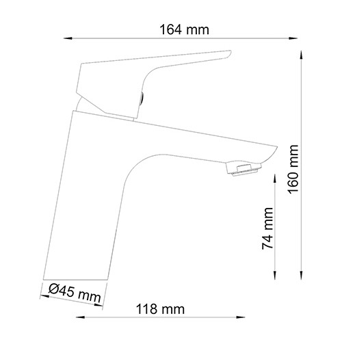 Смеситель Wasserkraft Lippe 4503
