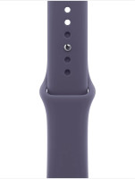 Умные часы Apple Watch Series 11 42 мм (алюминиевый корпус, серебристый/фиолетовый туман, спортивный силиконовый ремешок S/M)