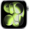 Умные часы Apple Watch Series 11 42 мм (алюминиевый корпус, серебристый/фиолетовый туман, спортивный силиконовый ремешок S/M)