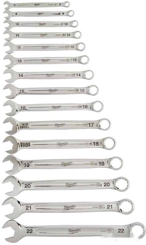 Набор ключей Milwaukee 4932464258 (15 предметов)