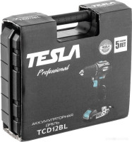 Дрель-шуруповерт Tesla TCD12BL 834528 (с 2-мя АКБ, кейс)