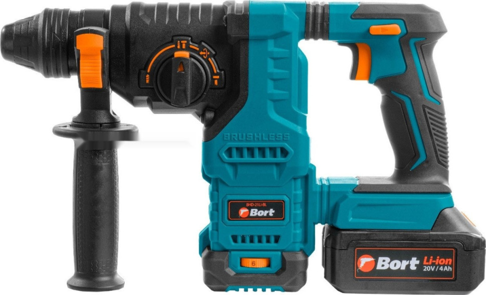 Перфоратор BORT BHD-21Li-BL 93413410 (с 2-мя АКБ, кейс)