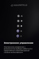 Вытяжка Maunfeld Lee Wall 35 (черный)