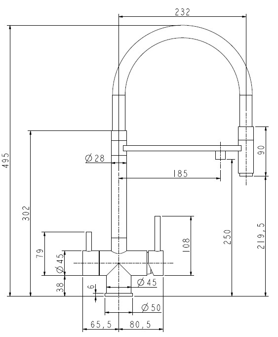 Смеситель Zorg Asgard Premium PVD (gunblack)