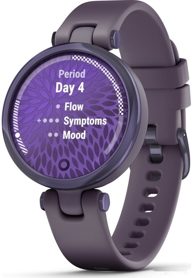 Умные часы Garmin Lily (полночная орхидея/силиконовый ремешок)