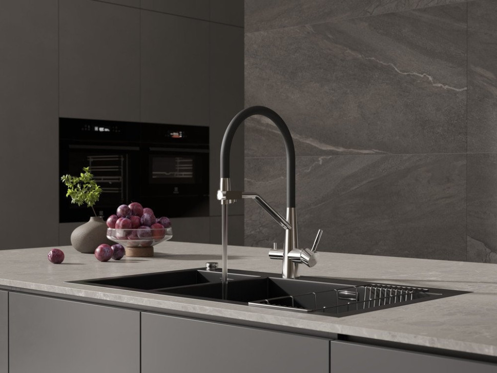 Смеситель Cersanit Vivo однорычажный с фильтром с гибким изливом 68217 (хром)