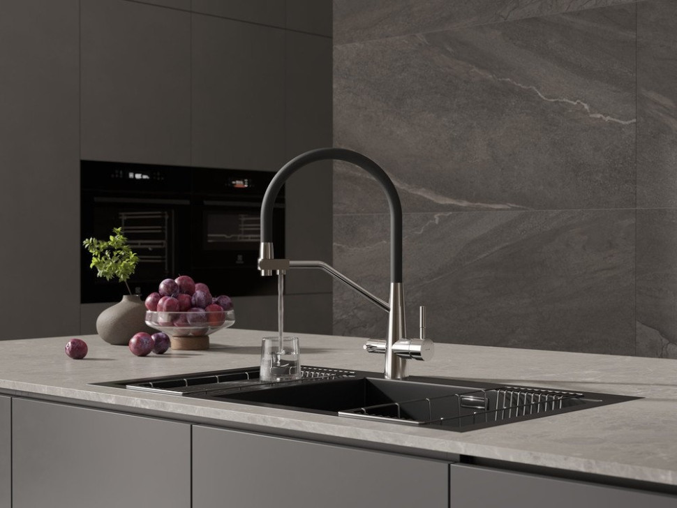 Смеситель Cersanit Vivo однорычажный с фильтром с гибким изливом 68217 (хром)