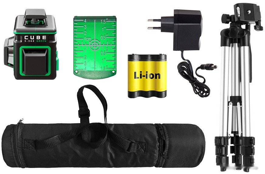 Лазерный нивелир ADA Instruments Cube 3-360 Green Professional Edition А00573