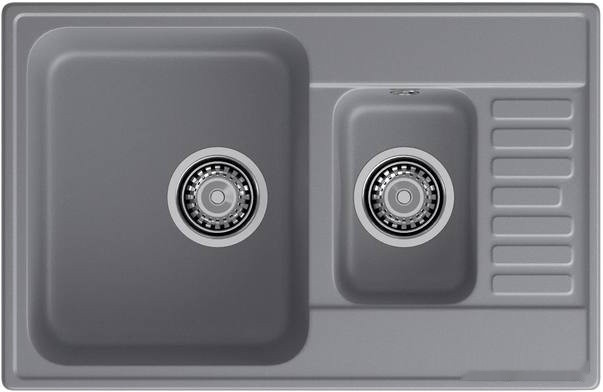 Кухонная мойка GranFest QUARZ Z-21K (темно-серый)