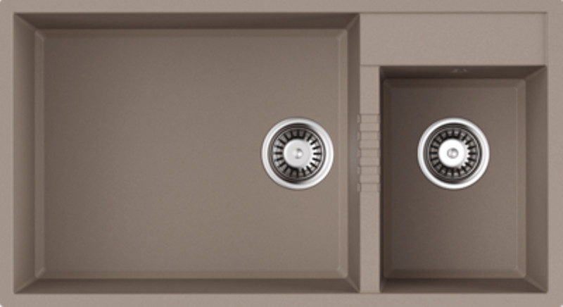 Кухонная мойка Omoikiri Tedori 85-2-U-SA (Бежевый)