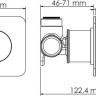 Смеситель Wasserkraft Tauber 6451