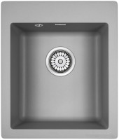 Кухонная мойка Paulmark Leer PM104249-GRM серый металлик