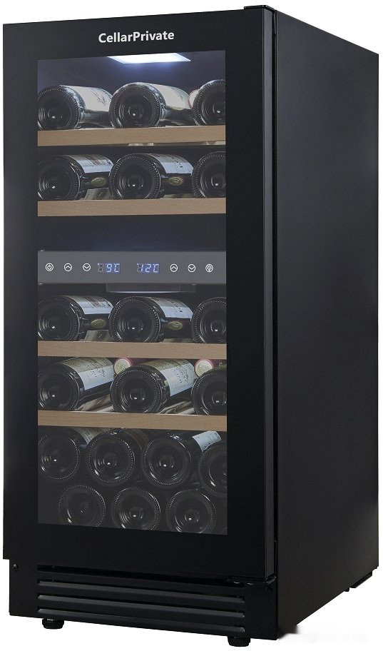 Винный шкаф Cellar Private CP027-2TBH со скрытой ручкой