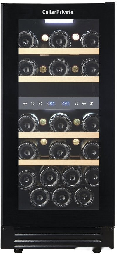 Винный шкаф Cellar Private CP027-2TBH со скрытой ручкой