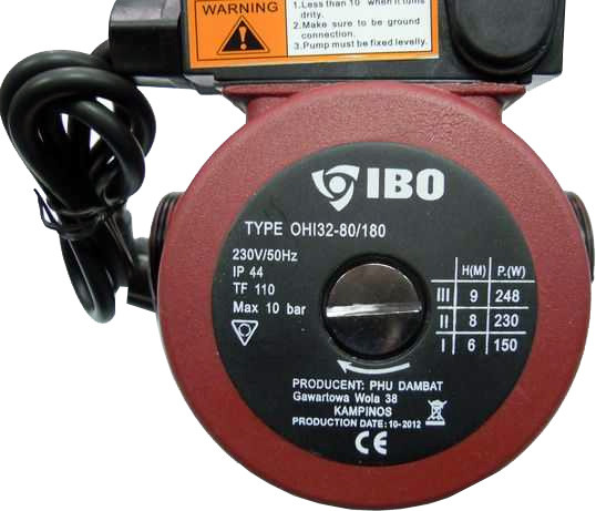 Циркуляционный насос IBO OHI 32-80/180