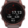 Умные часы Garmin Fenix 7S Sapphire Solar 42 мм (темно-бронзовый титан/сланцевый)