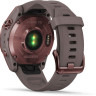 Умные часы Garmin Fenix 7S Sapphire Solar 42 мм (темно-бронзовый титан/сланцевый)